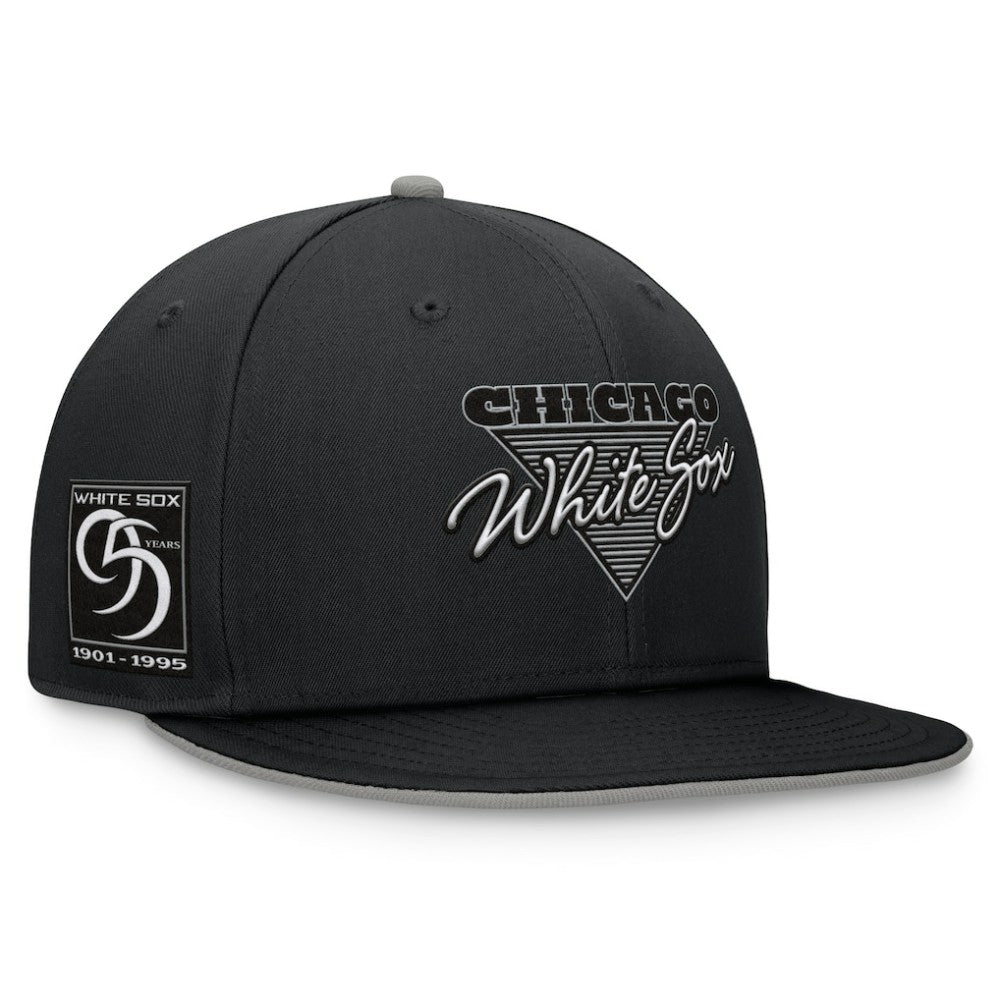 Chicago White Sox Fanatics Fundamental Tri-Script Fitted Hat - MLB