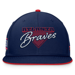 Atlanta Braves Fanatics Fundamental Tri-Script Fitted Hat - MLB