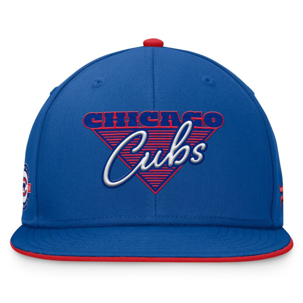 Chicago Cubs Fanatics Fundamental Tri-Script Fitted Hat - MLB