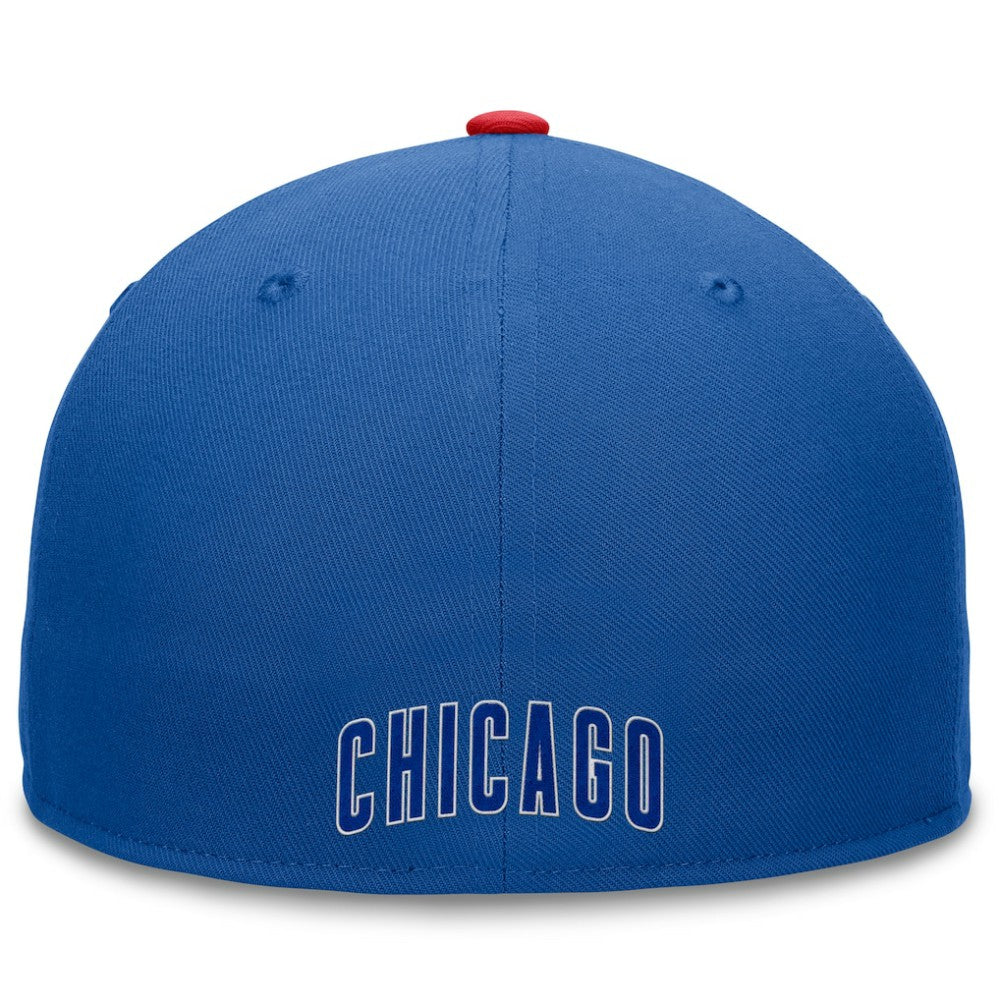 Chicago Cubs Fanatics Fundamental Tri-Script Fitted Hat - MLB
