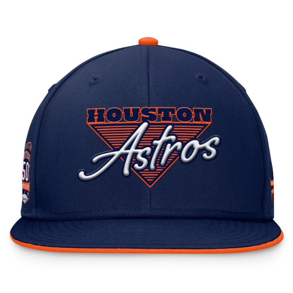 Houston Astros Fanatics Fundamental Tri-Script Fitted Hat - MLB