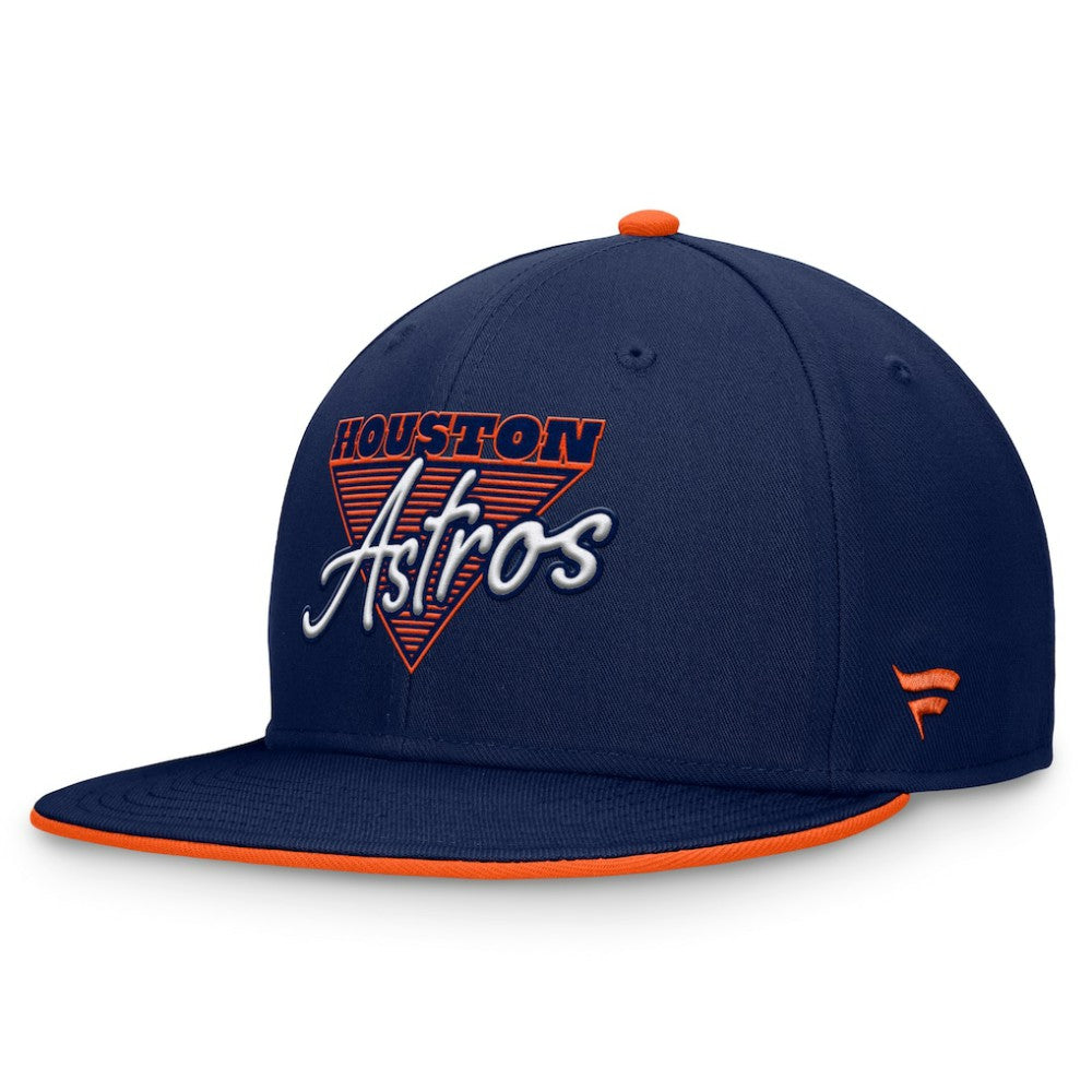 Houston Astros Fanatics Fundamental Tri-Script Fitted Hat - MLB