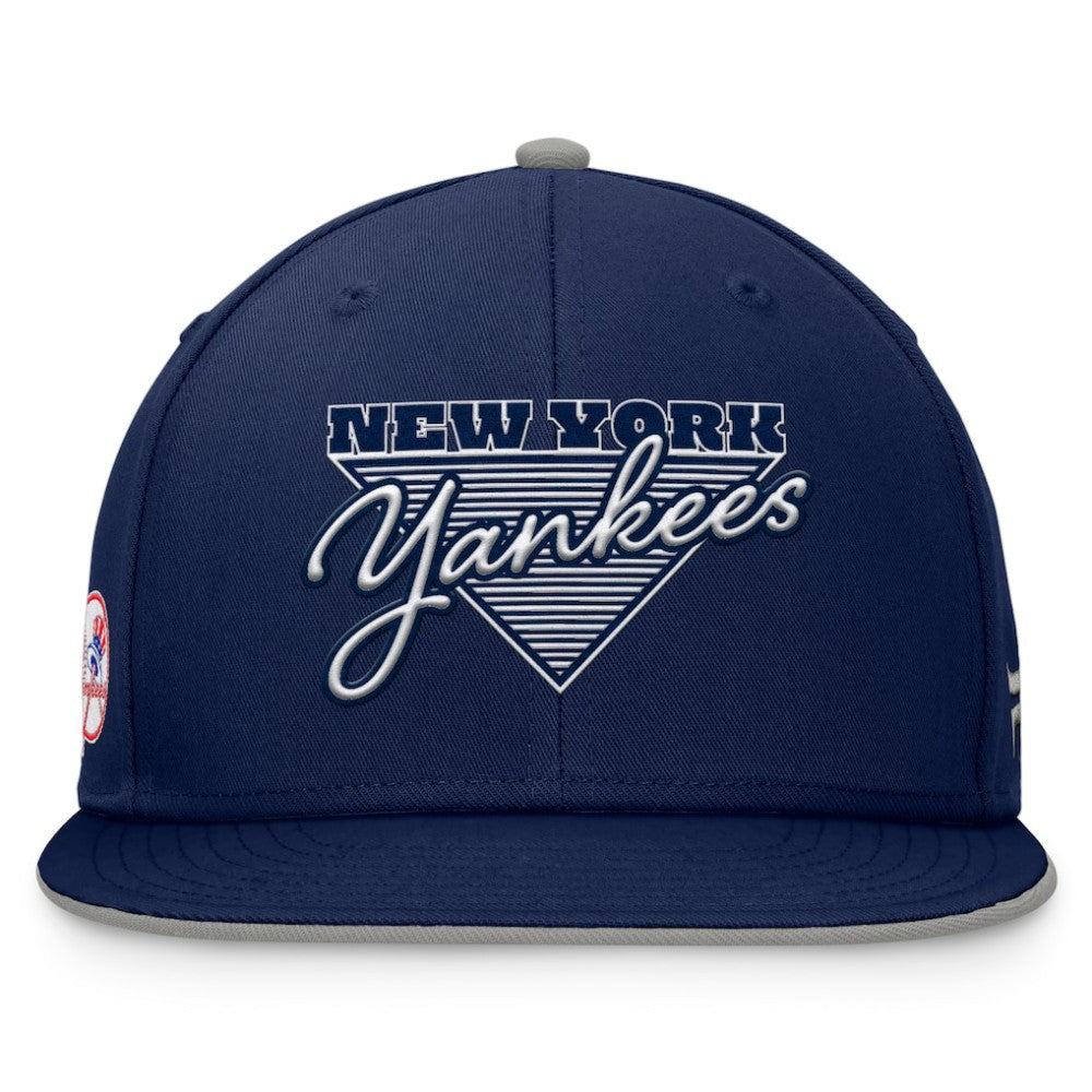New York Yankees Fanatics Fundamental Tri-Script Fitted Hat - MLB