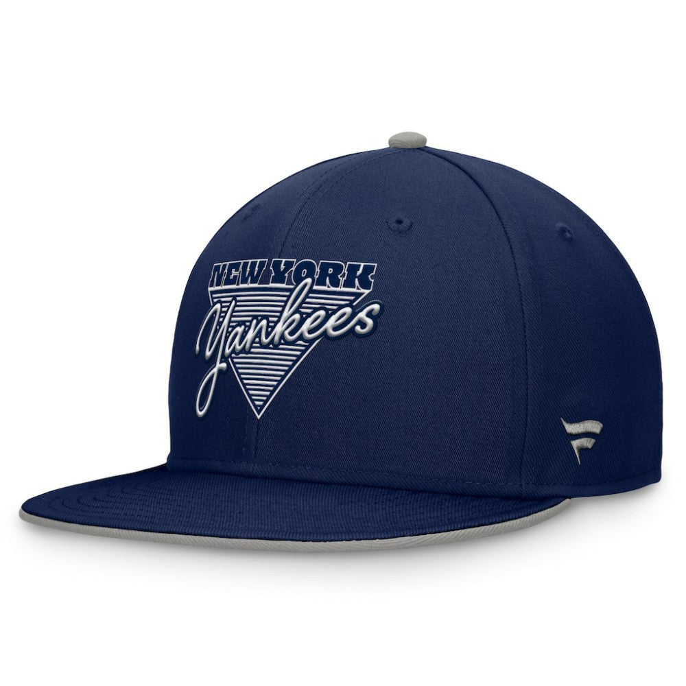 New York Yankees Fanatics Fundamental Tri-Script Fitted Hat - MLB