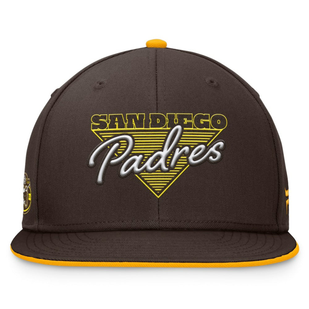 San Diego Padres Fanatics Fundamental Tri-Script Fitted Hat - MLB