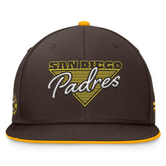 San Diego Padres Fanatics Fundamental Tri-Script Fitted Hat - MLB