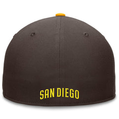 San Diego Padres Fanatics Fundamental Tri-Script Fitted Hat - MLB