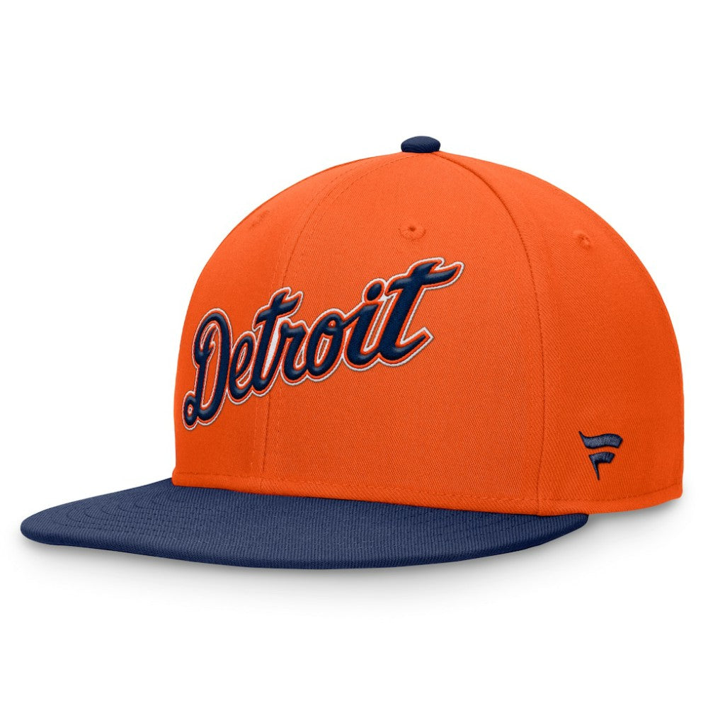 Detroit Tigers Fanatics Fundamental Two-Tone Fitted Hat - MLB