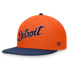 Detroit Tigers Fanatics Fundamental Two-Tone Fitted Hat - MLB