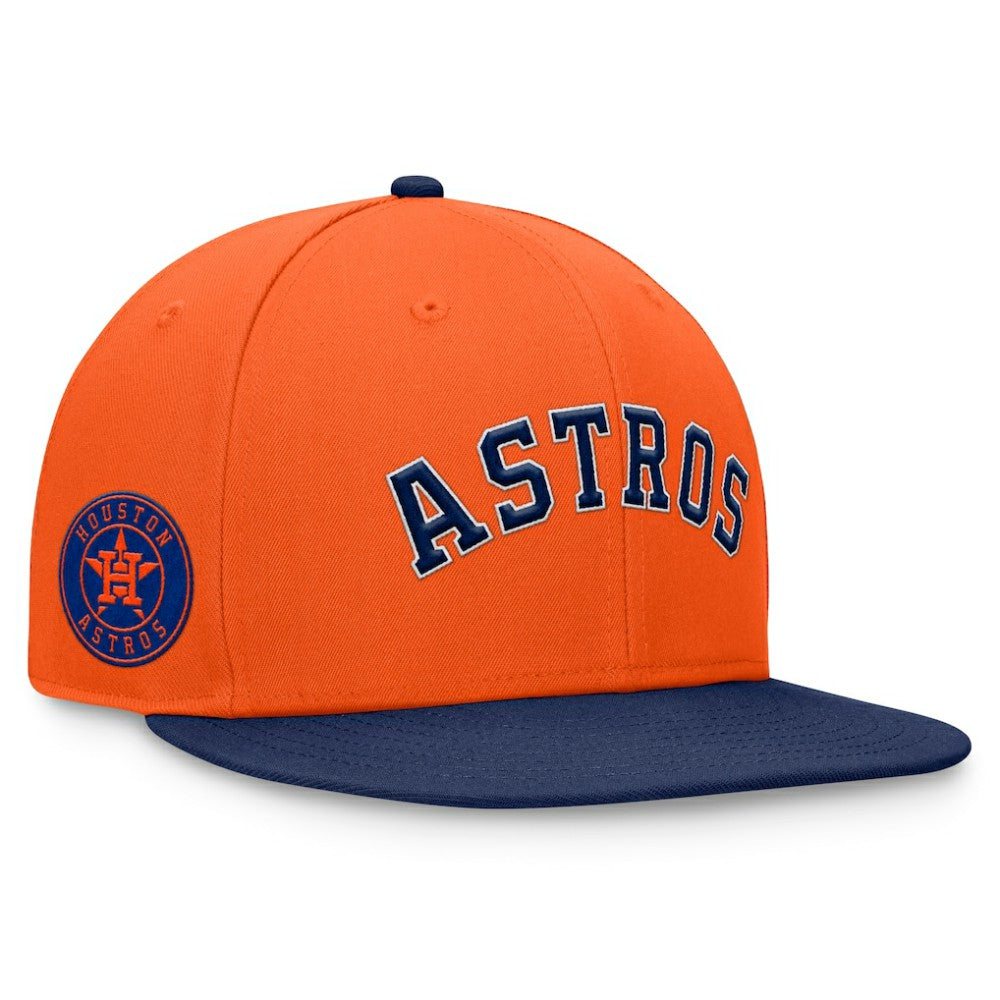 Houston Astros Fanatics Fundamental Two-Tone Fitted Hat - MLB