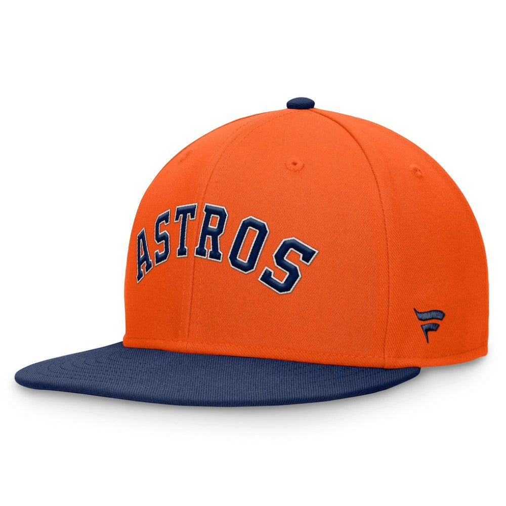 Houston Astros Fanatics Fundamental Two-Tone Fitted Hat - MLB