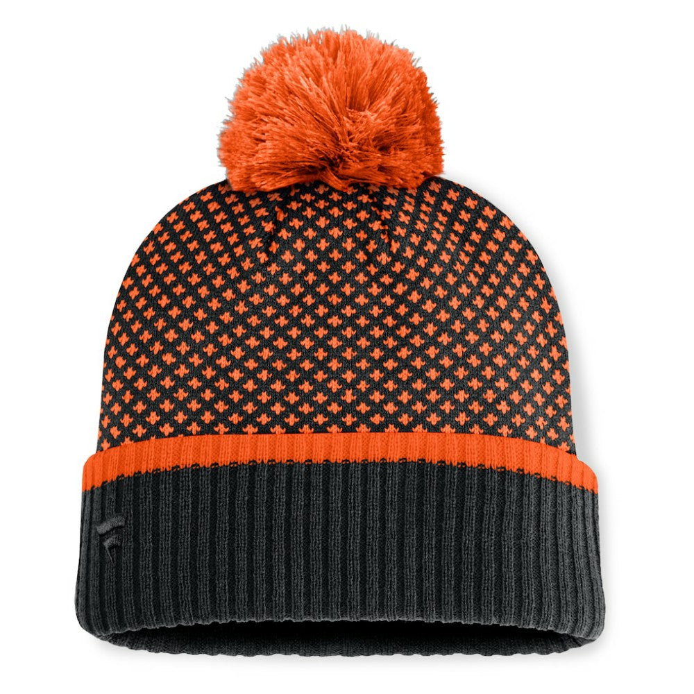 San Francisco Giants Fanatics Women's Fundamental Jacquard Cuffed Knit Hat with Pom - MLB
