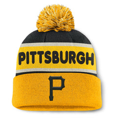 Pittsburgh Pirates Fanatics Heritage Cuffed Knit Hat with Pom - MLB