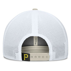 Pittsburgh Pirates Fanatics Heritage Light Khaki A-Frame Adjustable Hat - MLB
