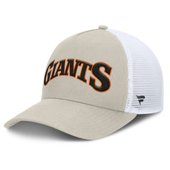 San Francisco Giants Fanatics Heritage Light Khaki A-Frame Adjustable Hat - MLB