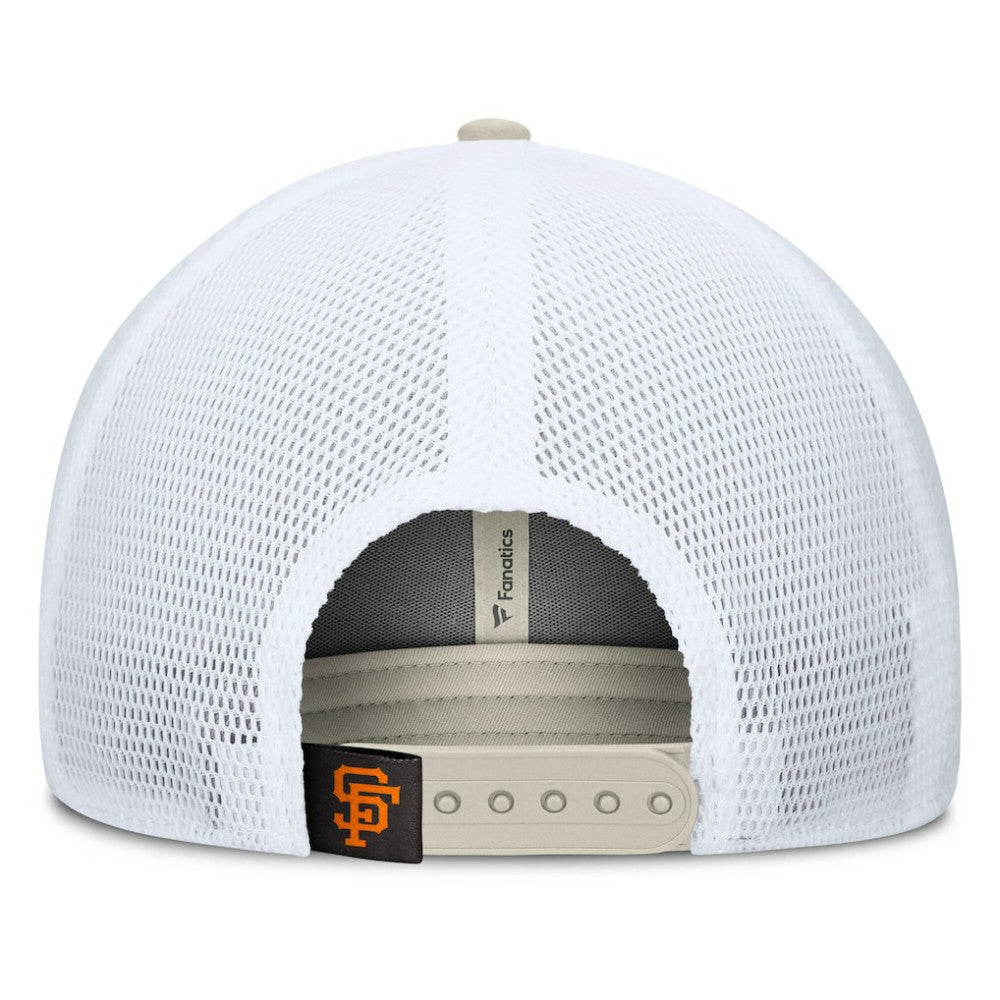 San Francisco Giants Fanatics Heritage Light Khaki A-Frame Adjustable Hat - MLB