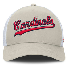 St. Louis Cardinals Fanatics Heritage Light Khaki A-Frame Adjustable Hat - MLB
