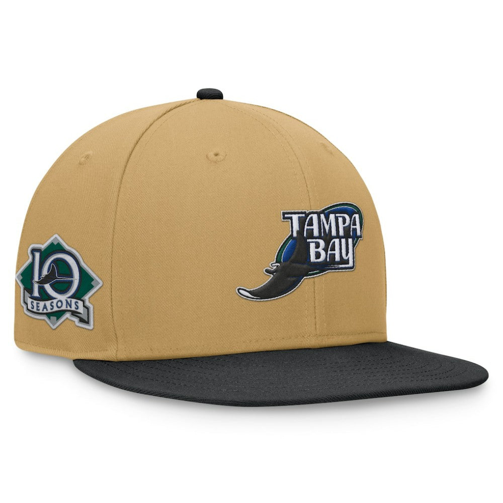 Tampa Bay Rays Fanatics  Heritage Two-Tone Fitted Hat - MLB