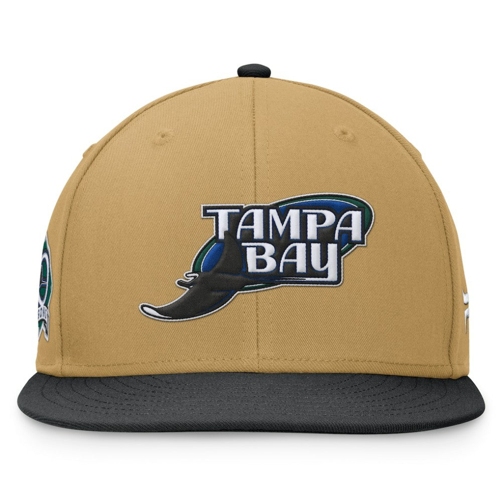 Tampa Bay Rays Fanatics  Heritage Two-Tone Fitted Hat - MLB