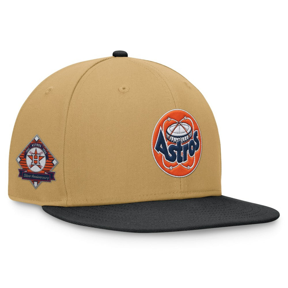 Houston Astros Fanatics  Heritage Two-Tone Fitted Hat - MLB