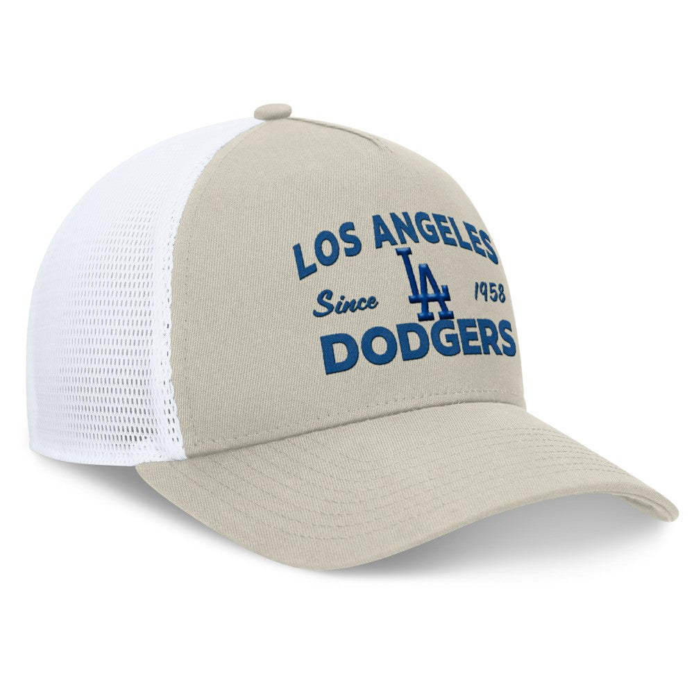 Los Angeles Dodgers Fanatics A-Frame Trucker Adjustable Hat - MLB