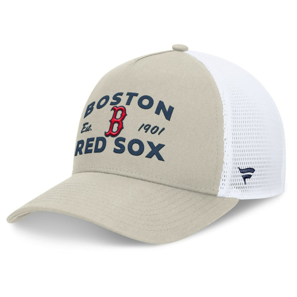 Boston Red Sox Fanatics A-Frame Trucker Adjustable Hat - MLB