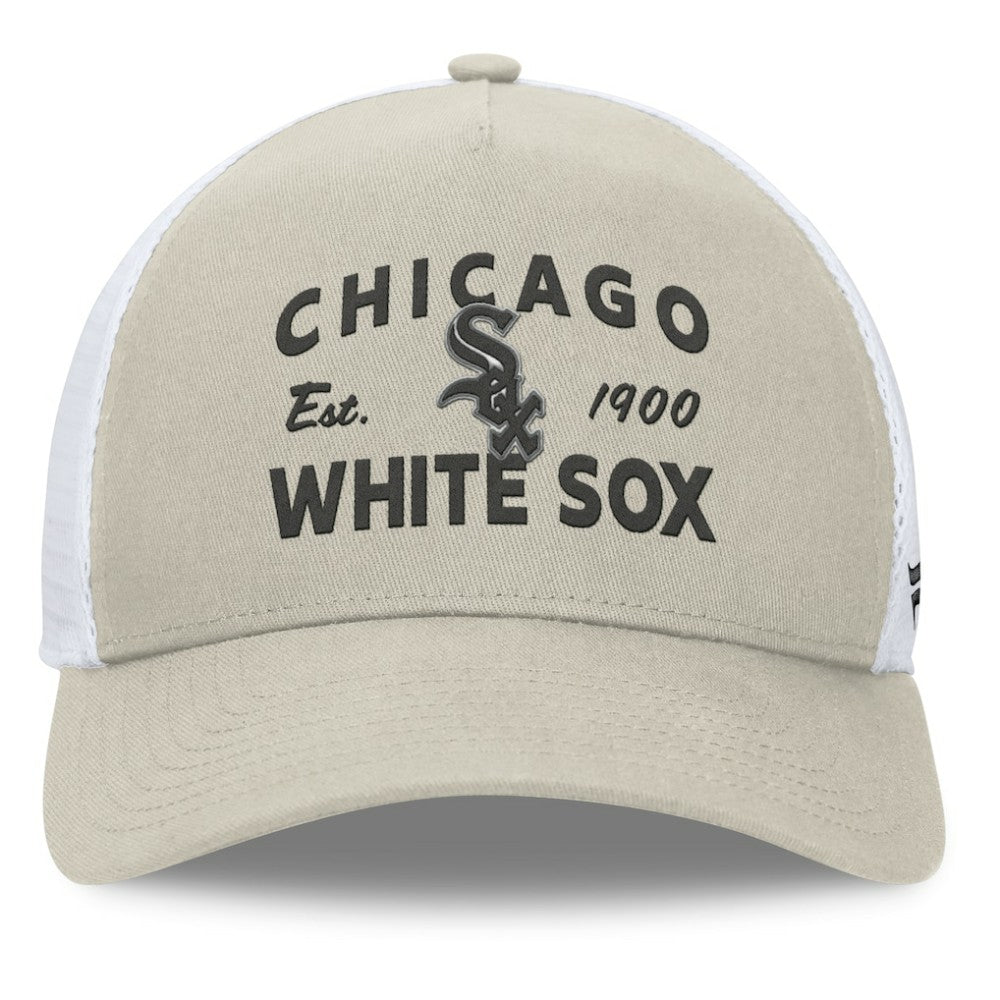 Chicago White Sox Fanatics A-Frame Trucker Adjustable Hat - MLB