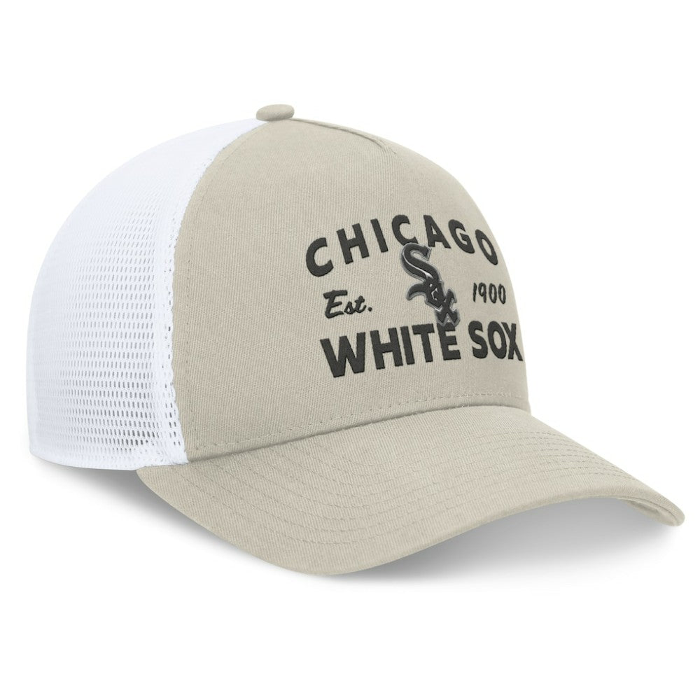Chicago White Sox Fanatics A-Frame Trucker Adjustable Hat - MLB