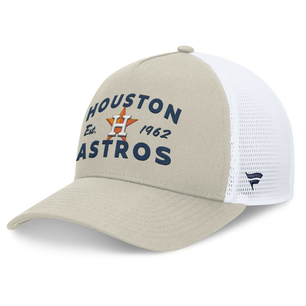 Houston Astros Fanatics A-Frame Trucker Adjustable Hat - MLB
