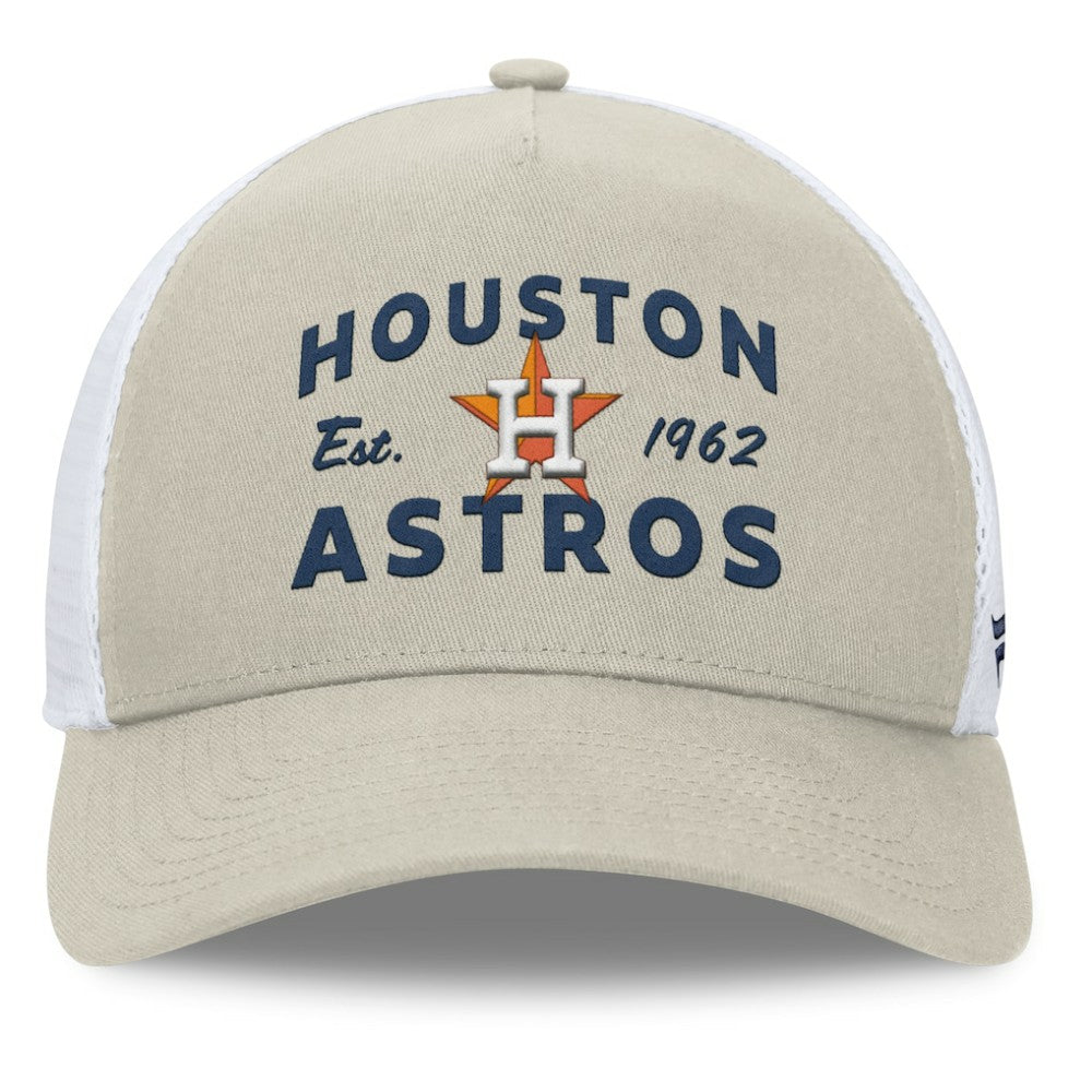 Houston Astros Fanatics A-Frame Trucker Adjustable Hat - MLB