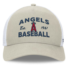 Los Angeles Angels Fanatics A-Frame Trucker Adjustable Hat - MLB