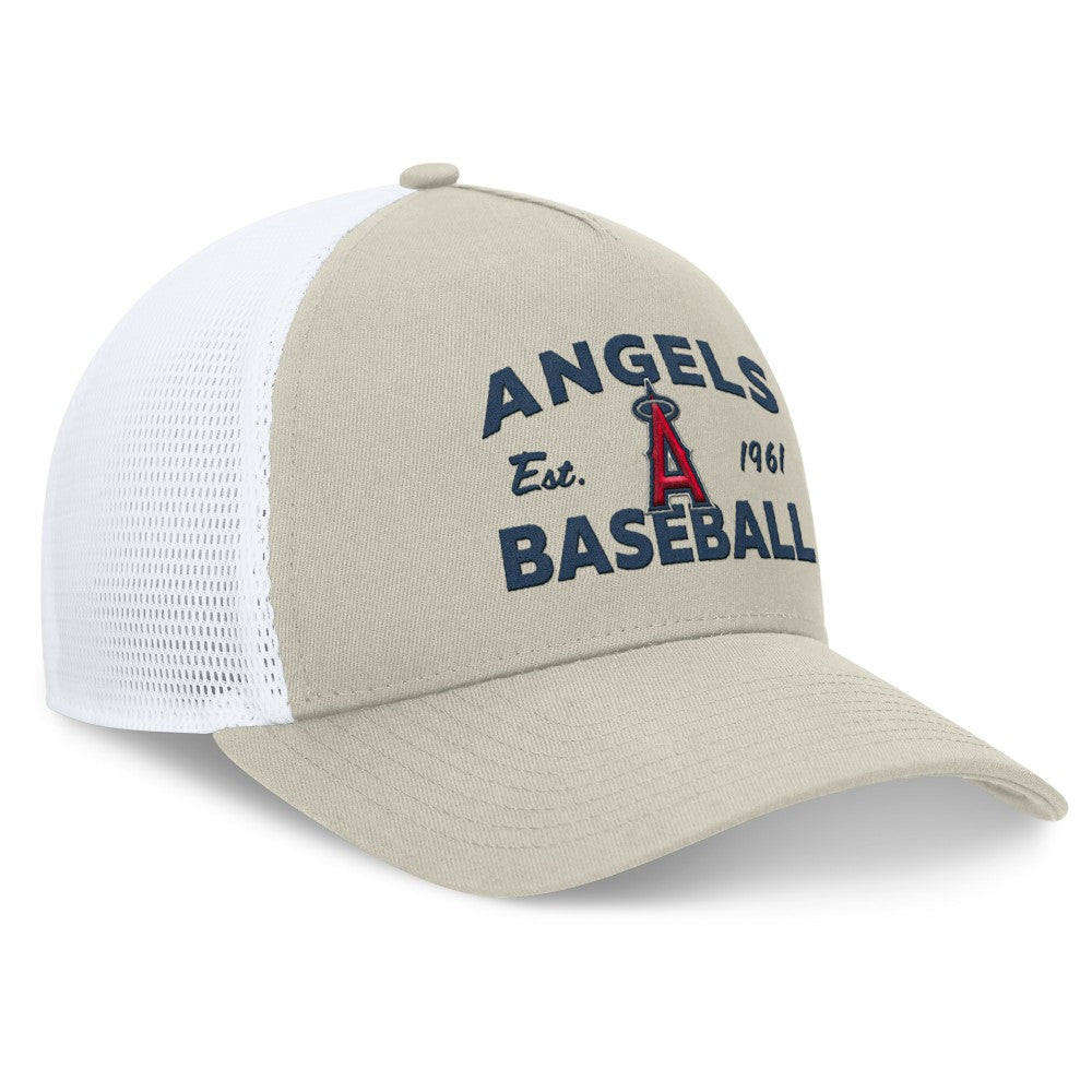 Los Angeles Angels Fanatics A-Frame Trucker Adjustable Hat - MLB