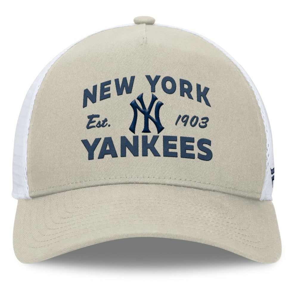 New York Yankees Fanatics A-Frame Trucker Adjustable Hat - MLB