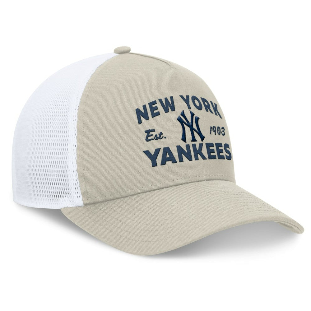 New York Yankees Fanatics A-Frame Trucker Adjustable Hat - MLB