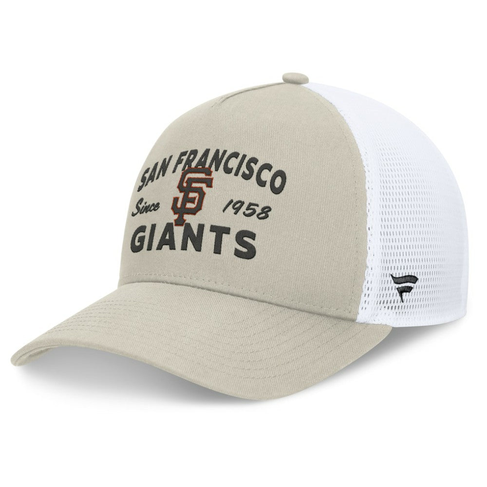 San Francisco Giants Fanatics A-Frame Trucker Adjustable Hat - MLB