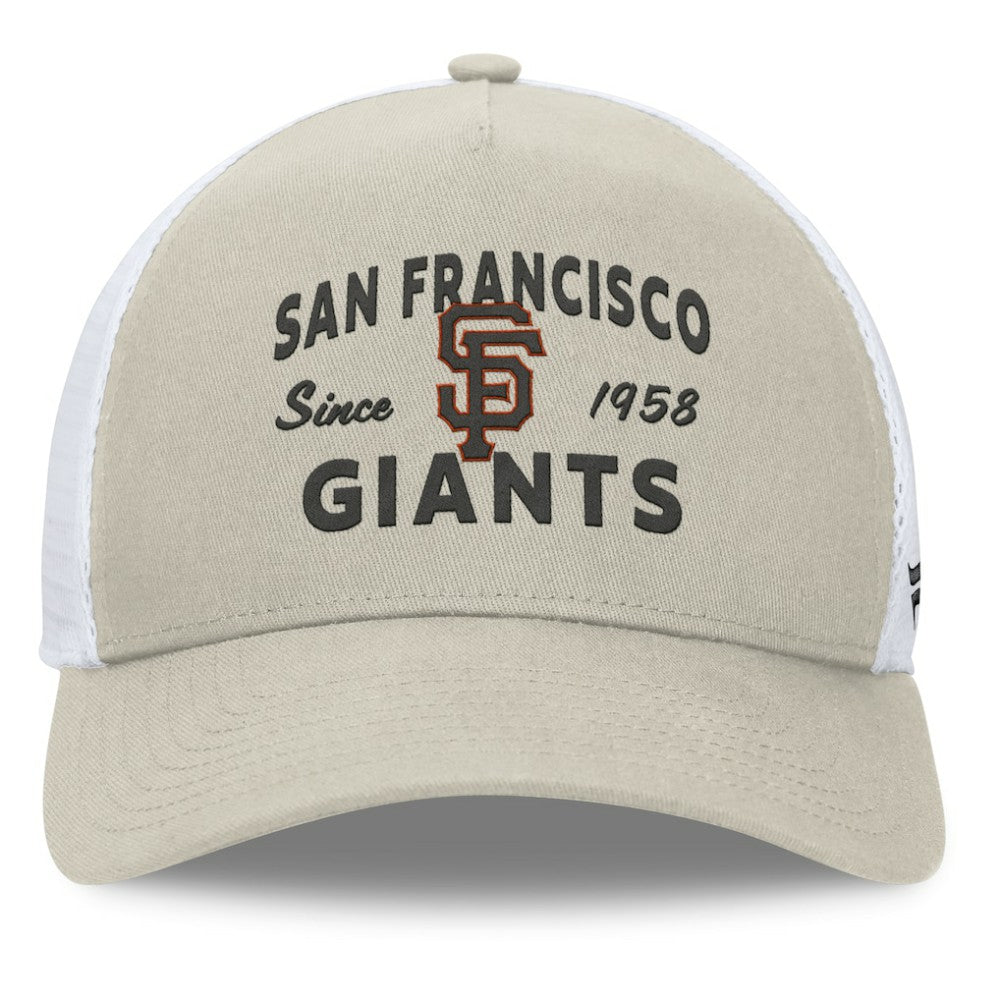 San Francisco Giants Fanatics A-Frame Trucker Adjustable Hat - MLB