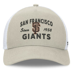 San Francisco Giants Fanatics A-Frame Trucker Adjustable Hat - MLB