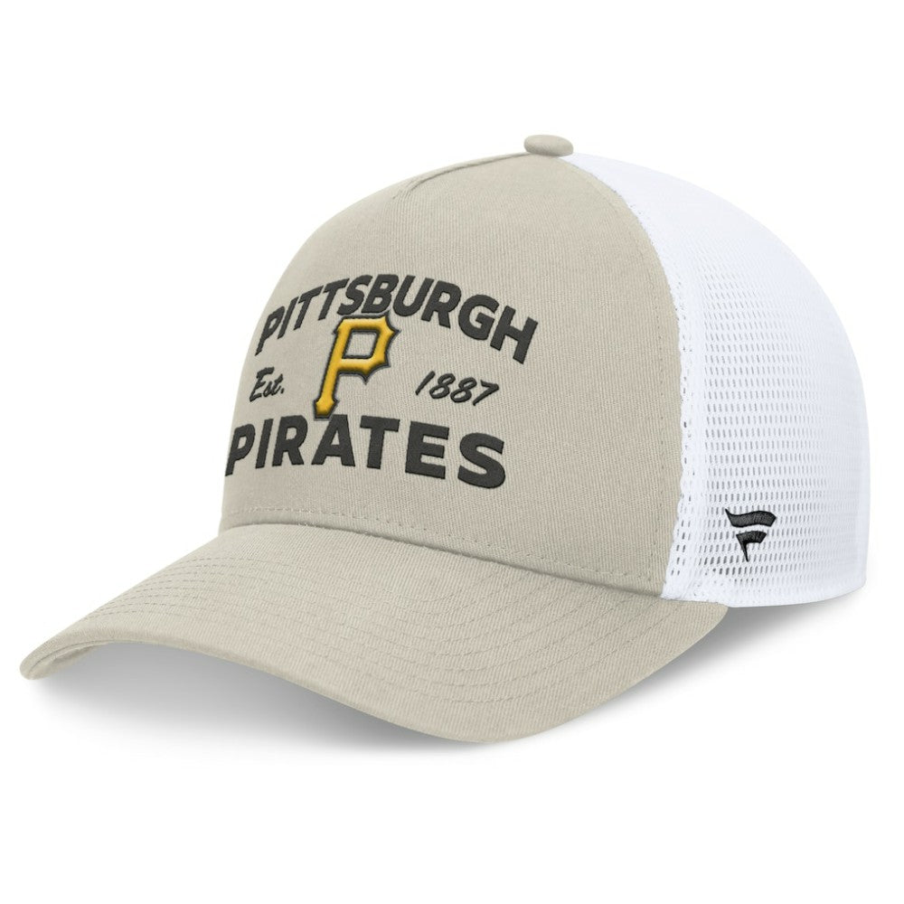 Pittsburgh Pirates Fanatics A-Frame Trucker Adjustable Hat - MLB