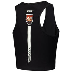 San Francisco Giants Pro Standard Women's Fast Lane Fitted Tri-Blend Cropped Tank Top - MLB