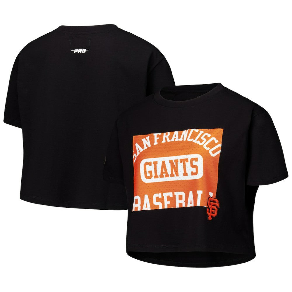 San Francisco Giants Pro Standard Women's Made To Play Boxy Cropped T-Shirt - MLB