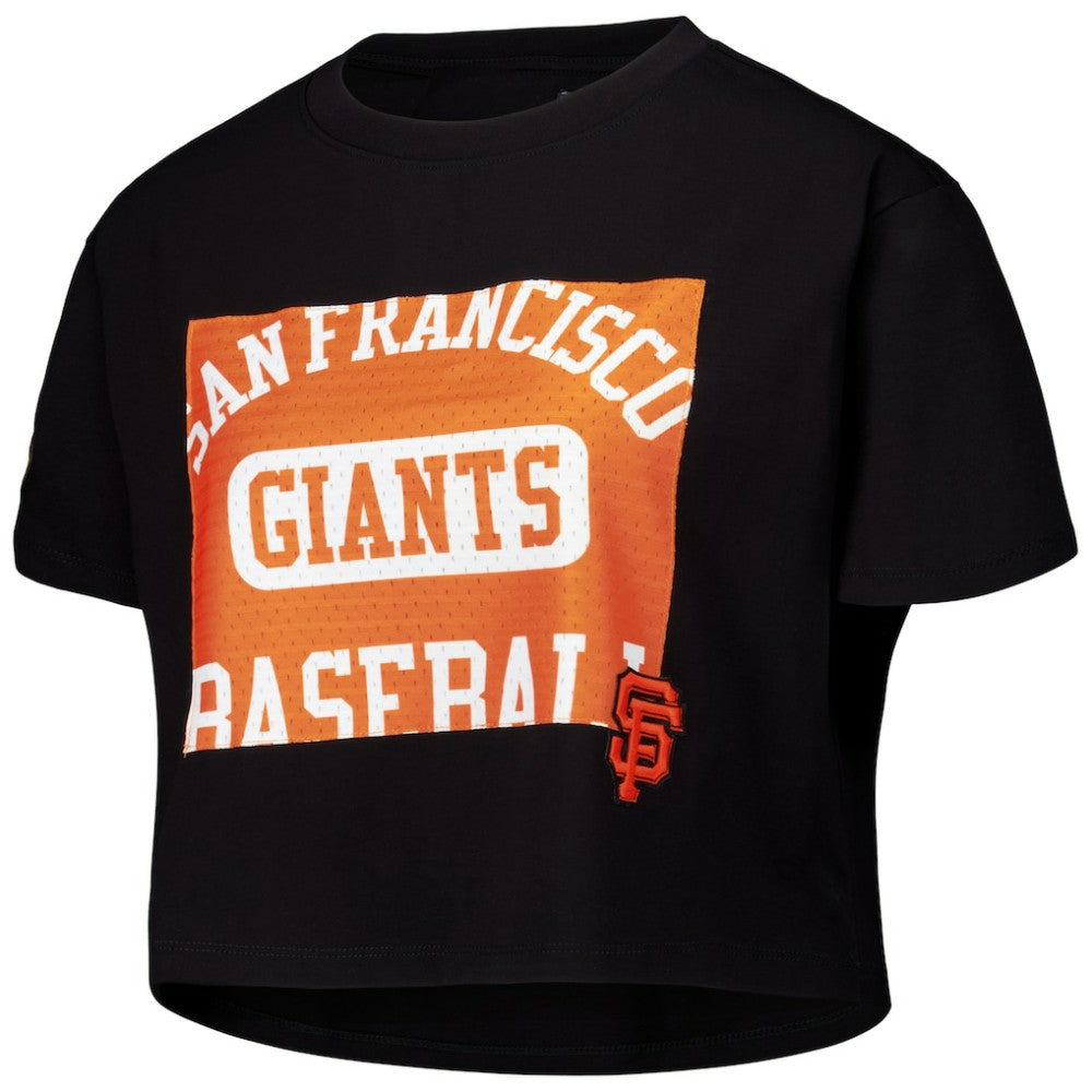 San Francisco Giants Pro Standard Women's Made To Play Boxy Cropped T-Shirt - MLB