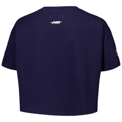 Atlanta Braves Pro Standard Women's Made To Play Boxy Cropped T-Shirt - MLB