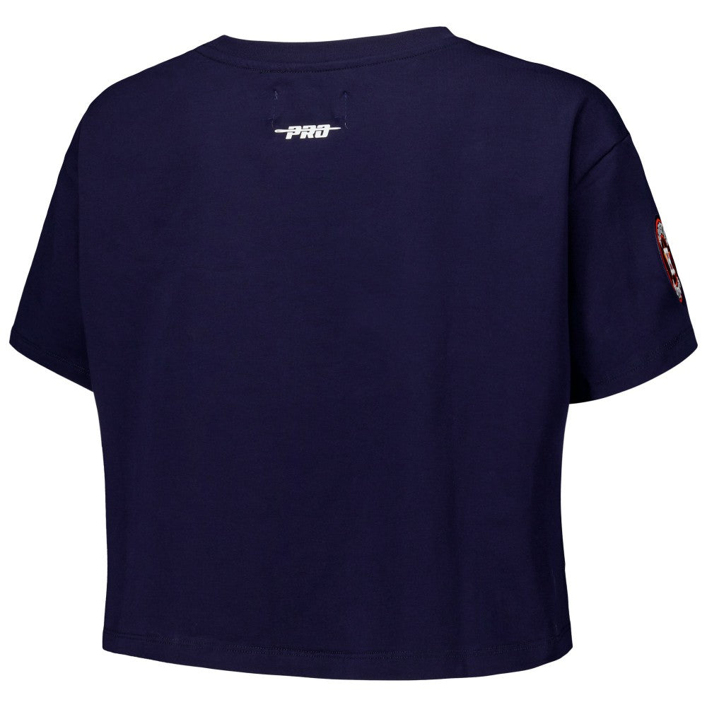 Houston Astros Pro Standard Women's Made To Play Boxy Cropped T-Shirt - MLB
