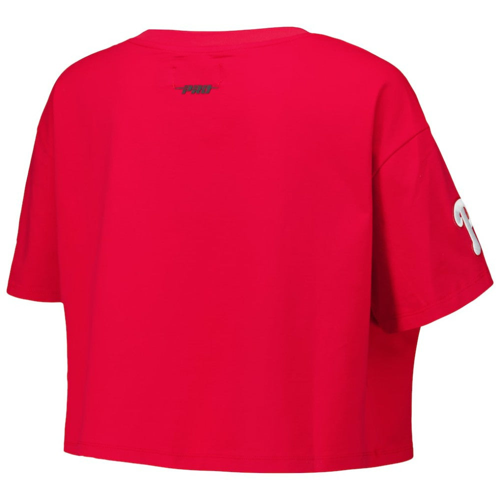Philadelphia Phillies Pro Standard Women's Made To Play Boxy Cropped T-Shirt - MLB