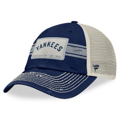 New York Yankees Fanatics  Heritage Stripe Trucker Adjustable Hat - MLB