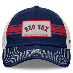 Boston Red Sox Fanatics  Heritage Stripe Trucker Adjustable Hat - MLB