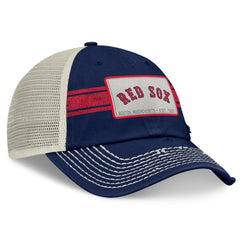 Boston Red Sox Fanatics  Heritage Stripe Trucker Adjustable Hat - MLB