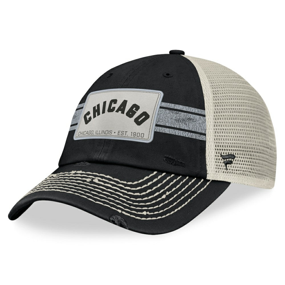 Chicago White Sox Fanatics  Heritage Stripe Trucker Adjustable Hat - MLB
