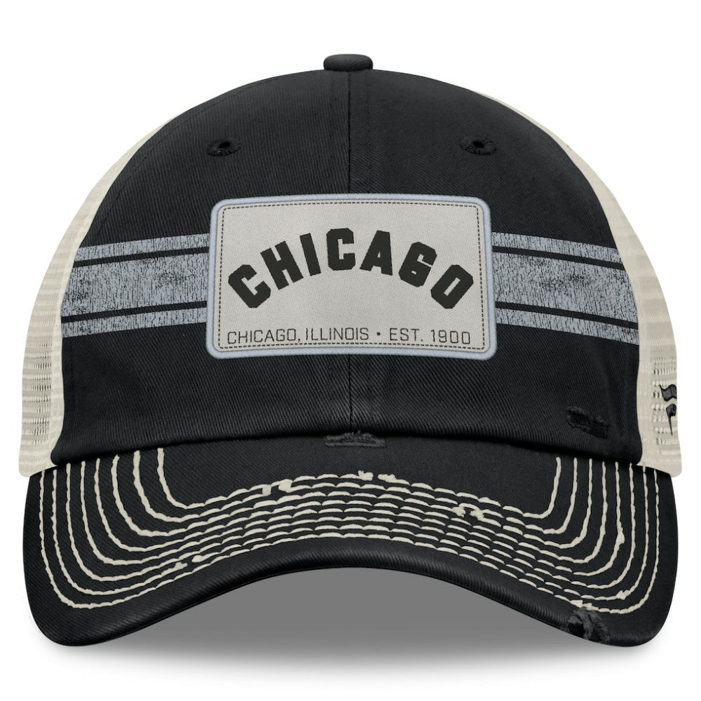 Chicago White Sox Fanatics  Heritage Stripe Trucker Adjustable Hat - MLB