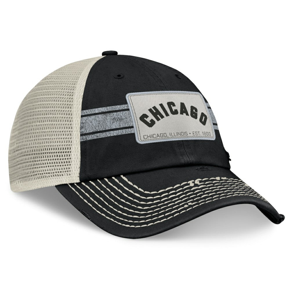 Chicago White Sox Fanatics  Heritage Stripe Trucker Adjustable Hat - MLB